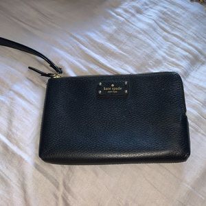 Black Kate Spade Wristlet
